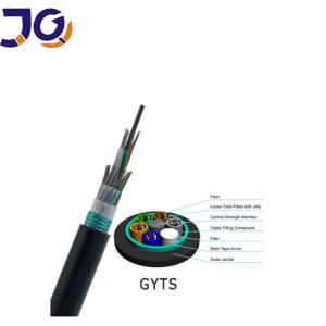 Wholesale GYTS 4 6 12 24 48 96Core Singlemode Fiber Optic Cable from china suppliers