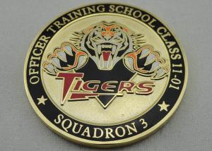Wholesale Double Sided Officer School Personalized Coins with synthetic enamel and Gold, Copper, Silver Plating from china suppliers