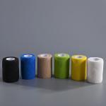 Colored Waterproof Non-Woven Self Adhesive Elastic Cohesive Bandage Flexible