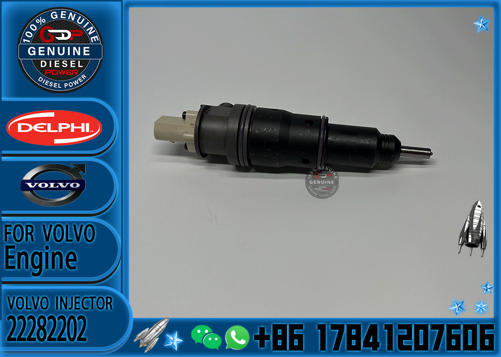 Diesel Engine Common Rail Fuel Injector 22282199 22282202 22301418 BEBJ1F05002 For Vol-vo Trucks