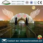 Custom Amusement Park Big Dome Tent , Metal Geodesic Dome For Sport Center