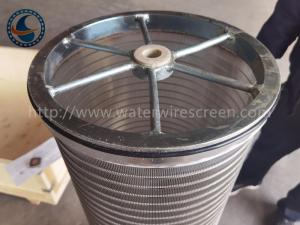 Wholesale Stainless Steel 304 Johnson 0.5mm Slot Reverse Wedge Wire Screen from china suppliers