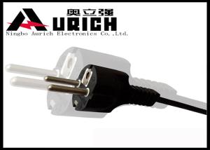 Wholesale European Type Two Pin Power Cord For Salt Lamp / Home Appliance Power Supply from china suppliers