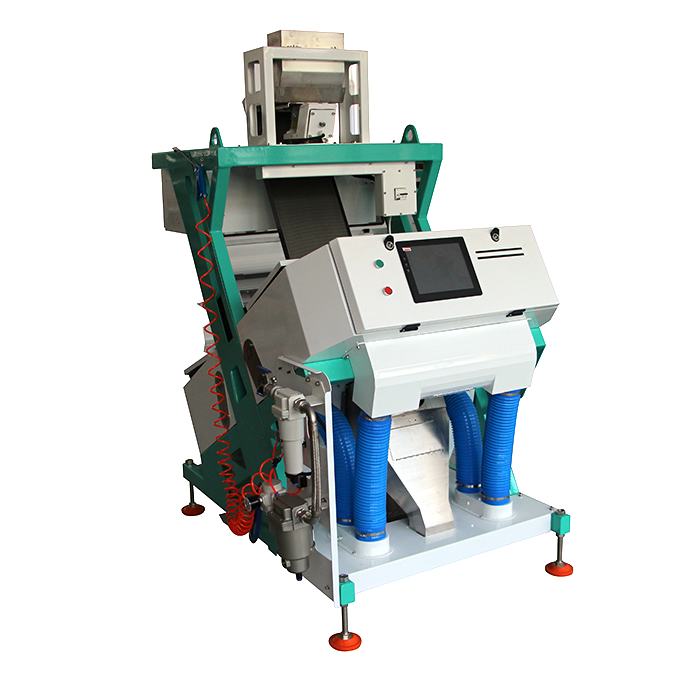 1 Chute 64 Channels Rice Colour Sorter Machine With Software Operating Platform