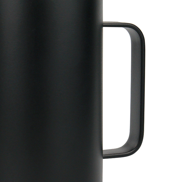 12oz Stainless Steel Insulated Coffee Mug With Handle Double Wall Vacuum Travel Mug Tumbler Cup With Sliding Lid Navy