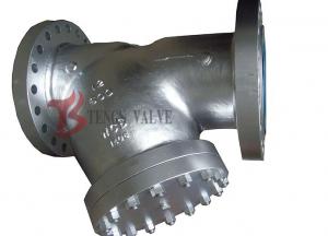 Wholesale WCB Y Type Strainer Carbon Steel , A216 600LB Liquid Pipe Y Strainer Filter from china suppliers