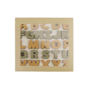 Wholesale Letters Alphabet Puzzles For Preschool Food Grade BPA Free Silicone Material from china suppliers