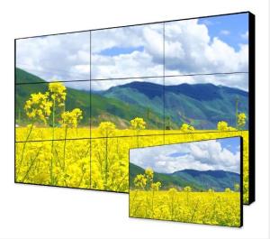China RGB Vertical Stripe LCD Video Wall Anti Glare 1.7mm Bezel Width 21KG 3x3 video wall size 55inch on sale