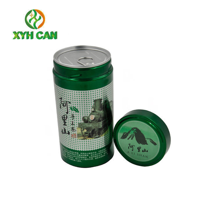 Tea Tin Can Airtight Empty Screw Top Tin Recyclable Large Empty Tin Can for Tea Packaging