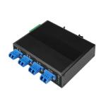 Multimode 8 Port LC Port Fiber Bypass Switch For Optical Protection DIN35