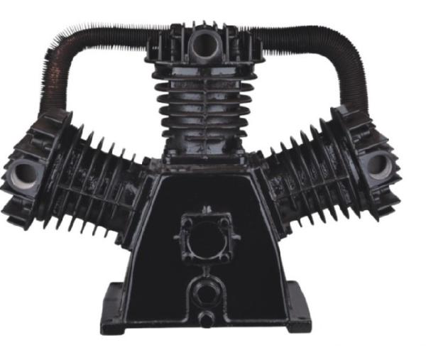 Oil Sight Glass and 3 HP Horsepower in 120V/240V Voltage Air Compressor Head for