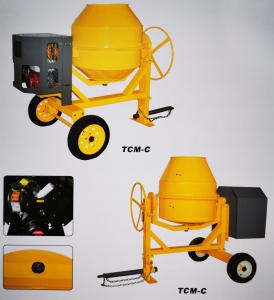 Wholesale Cylinder Type Gasoline Cement Mixer Semi Dry 350L Gas Powered Cement Mixer from china suppliers