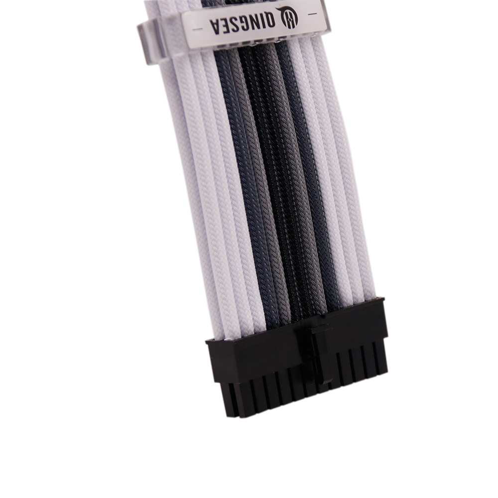 Computer power cord Braided Sleeved Psu extension ATX Power Cable 30cm set