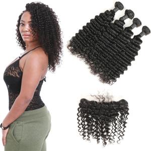 Wholesale No Shedding Genuine Virgin Brazilian Hair Extensions Kinky Curl 8 To 28 Inches from china suppliers