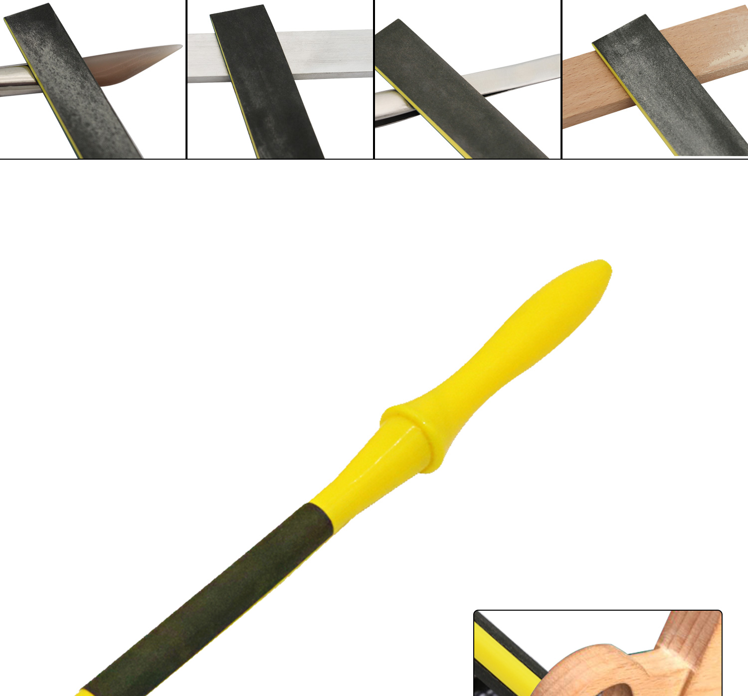 215/248mm Jewelry Sanding Sticks Half Round Polishing Square
