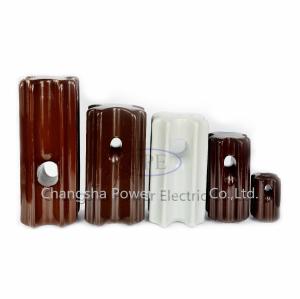 Wholesale Clean Strain Insulators 89KN ANSI 54-4 Porcelain Strain Insulators Brown Or Gray from china suppliers