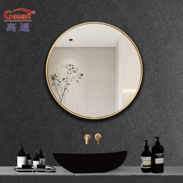 Every day Occasion Decorative Metal Mirror for Bathroom Vanity Hanging in Unique