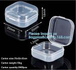 Plastic Beads Storage Containers Box, Storage Of Small Items Crafts, Hinged Lid,