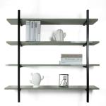 800*1100mm Metal Iron Storage Wall Hanging Shelf ODM Electro Paint
