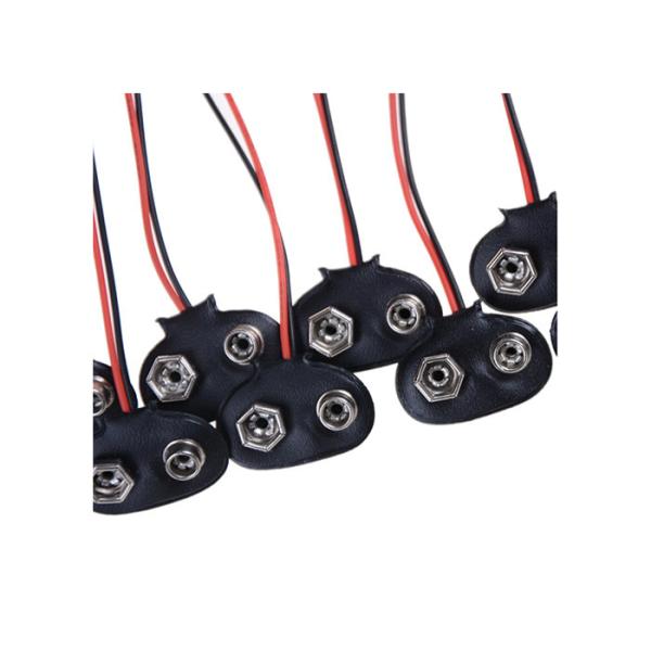 I Type PVC Shell 9 Volt Battery Clip Connector