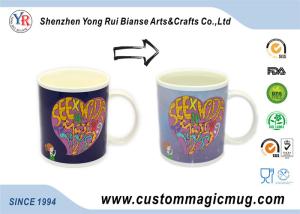 Wholesale Ceramic Heat Reactive Mugs , Christmas Gift Personalised Magic Mugs from china suppliers
