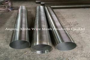 Wholesale 304L/316 Wedge Wire Spiral Continuous Slot Well Screen Tube Full Welding Technology from china suppliers