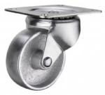 light duty 2.5" steel caster side brake, 3 inch rigid industry steel casters