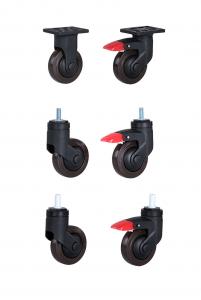 Wholesale Anti Rust Foldable Cart Trolley wheel Plastic Anti Tangling TPR Casters from china suppliers