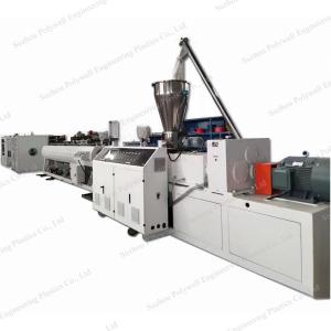 Wholesale 20-63mm Double Cavity UPVC PVC CPVC Electric Conduit Pipe Making Machinery Equipment from china suppliers