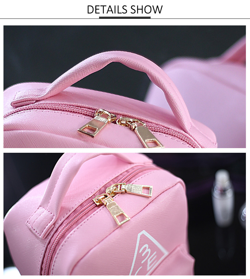 Multi Function Girls Waterproof Makeup Brush Travel Bag