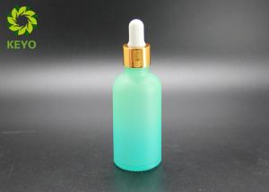 Wholesale Empty Commecial 50ML Glass Dropper Bottle , Frosted Cosmetic Bottles For Essential Oil from china suppliers