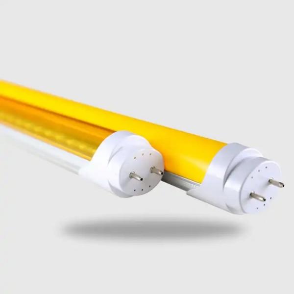 Yellow Cover UV Light T8 LED Tube Light With SMD 2835, Epistar No Flicker 50000