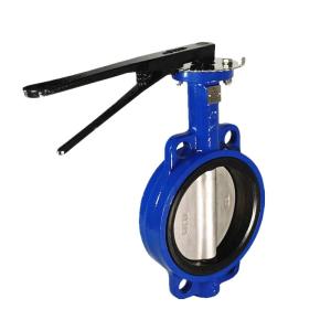 Wholesale Ductile Iron Butterfly Valve Lever Operation Wafer Type from china suppliers