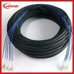 Tensile Resistance 4 Core Fiber Optic Fan Out Kit One To Four Splitter Armored