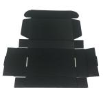 35 x 24 x 7cm Corrugated Gift Boxes Gold Logo OEM With Black Color