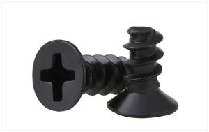 Wholesale Black Zinc Plated Blunt Tip Drive Flat Head Sheet Metal Screw Countersunk Head Tapping Screws from china suppliers