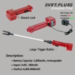 Rechargeable Livestock Hogs Dog Electric Hot Shot Cattle Prod With Flexible