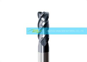 Wholesale Solid Carbide 4 Flute Center Cutting End Mill For ISO S Heat Resistant Alloys Flat End Mill from china suppliers