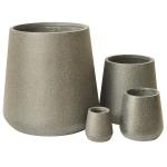 Handmade Character Fiber Clay Planter Weather Resistant For Home Garden