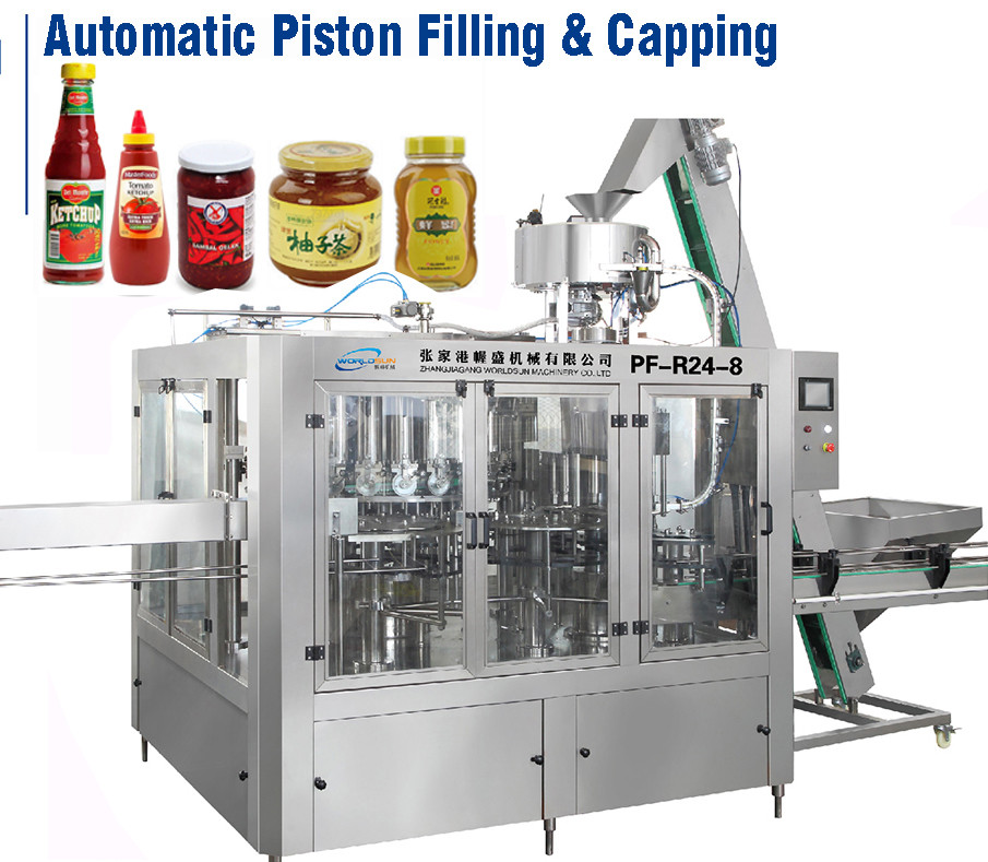 12000BPH Chili Sauce Filling Machine chili paste bottle filling machine