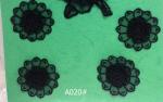 Garment Accessories Embroidery Organza Applique Flower with Sequin