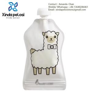 Wholesale Clear Laminated Material Plastic Stand Up Pouch Bags On Sale With Spout For Liquid Juice from china suppliers