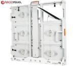 OA Series P5.7 Outdoor Fixed LED White Cabinet Outdoor LED Display for Extreme