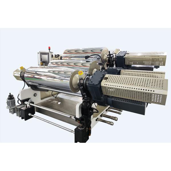 Twin Screw Automatic Plastic Extruder Machine For PET / PLA / PP / PS Film Sheet / Plate Board