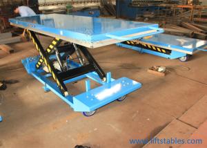 Wholesale Hand-Crank Mobile Lift Tables Electric Switch Control 4400lbs 9.5&quot; inch height from china suppliers