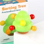 Early Childhood Development Nut Tree Disassembly Screw Wooden Toy ISO9001