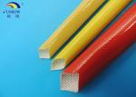 high temperature resistant Polyurethane Coated Fiberglass Sleeving for F Class
