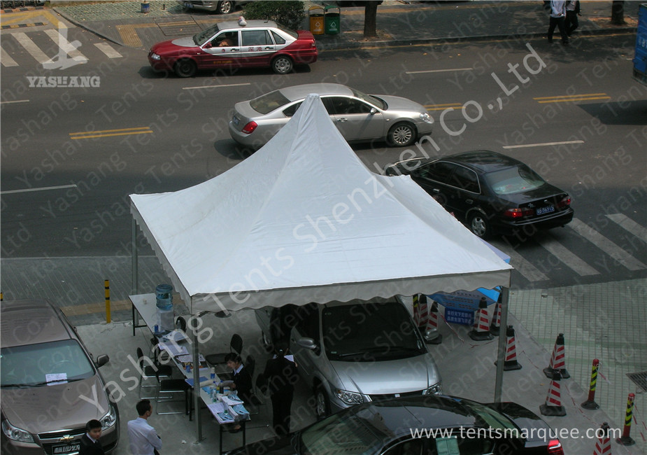 850G / Sqm Pagoda Instant Shelter , Pagoda Party Tent Double Pvc Coated Polyester Textile