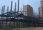 Kindergarten Multi Storey Steel Frame Construction Prefabricated Middle Grey