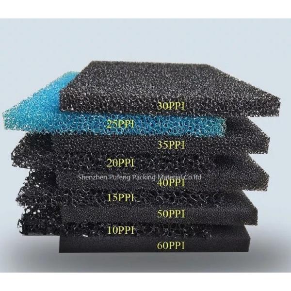 PORON HH48C Highly Flame Etardant 1.2mm Black Urethane Foam For Electronics Closed Cell Foam